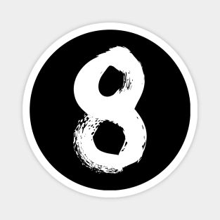 Number 8 Magnet